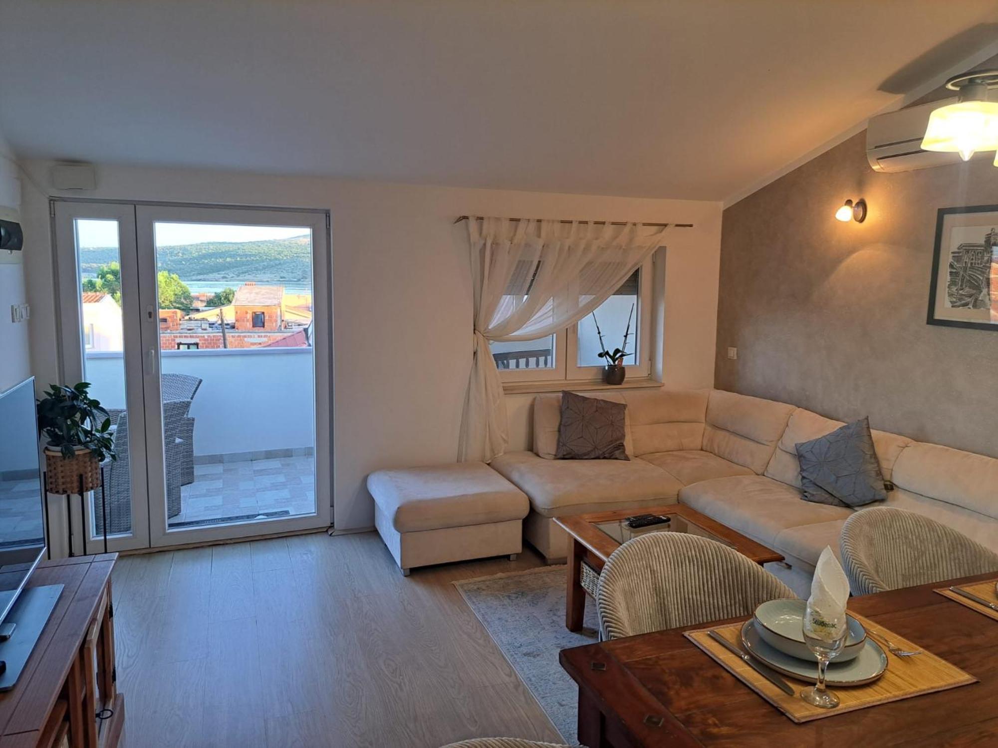 Apartman Lucia Posedarje Exterior foto
